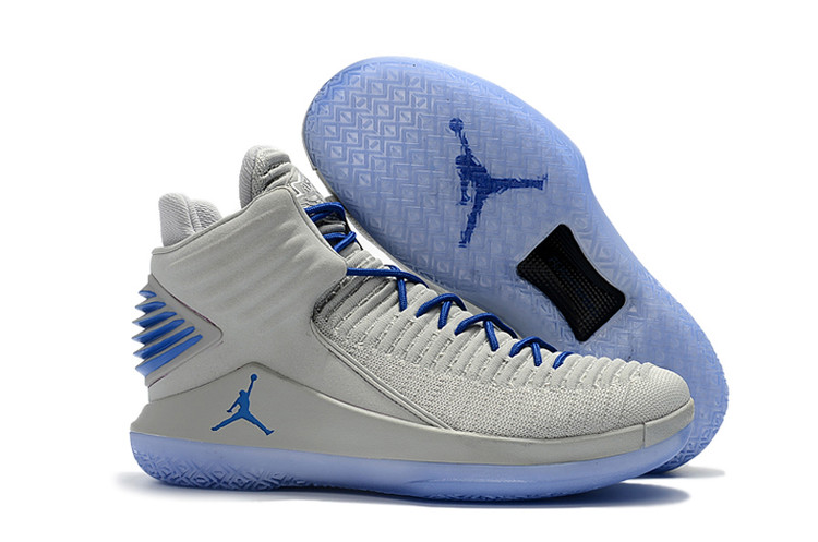 Air Jordan 32 Grey Blue Shoes