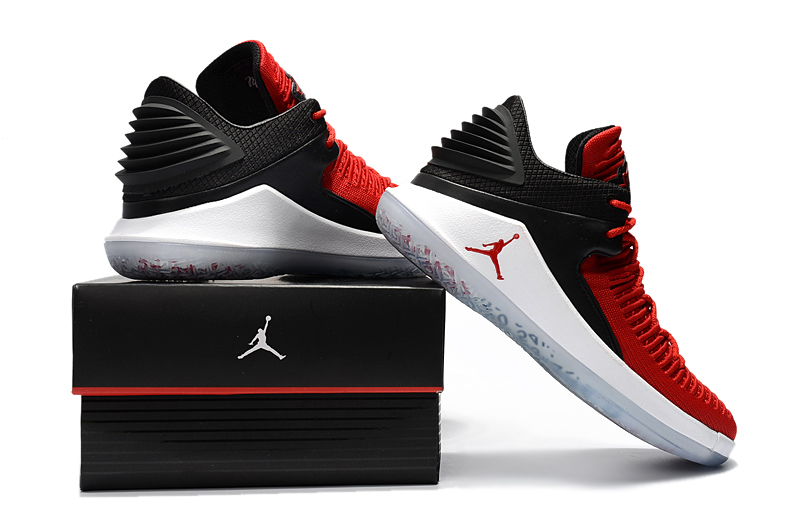 Air Jordan 32 Low Cement Black Red Shoes