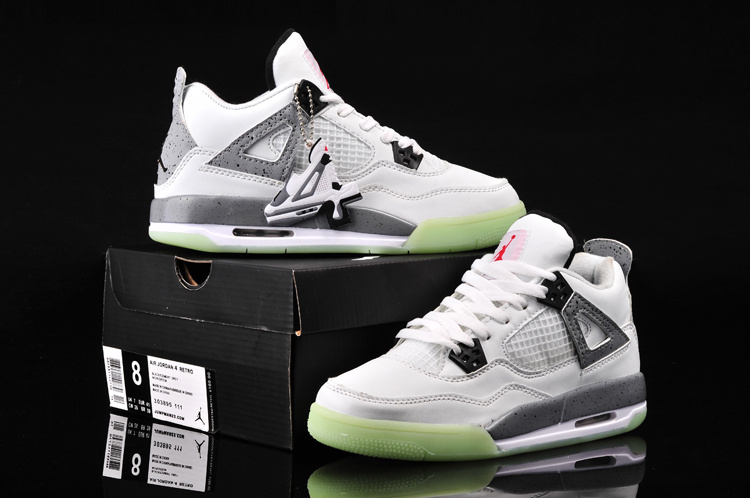 New Arrival Jordan 4 Midnigh Grey Black For Women