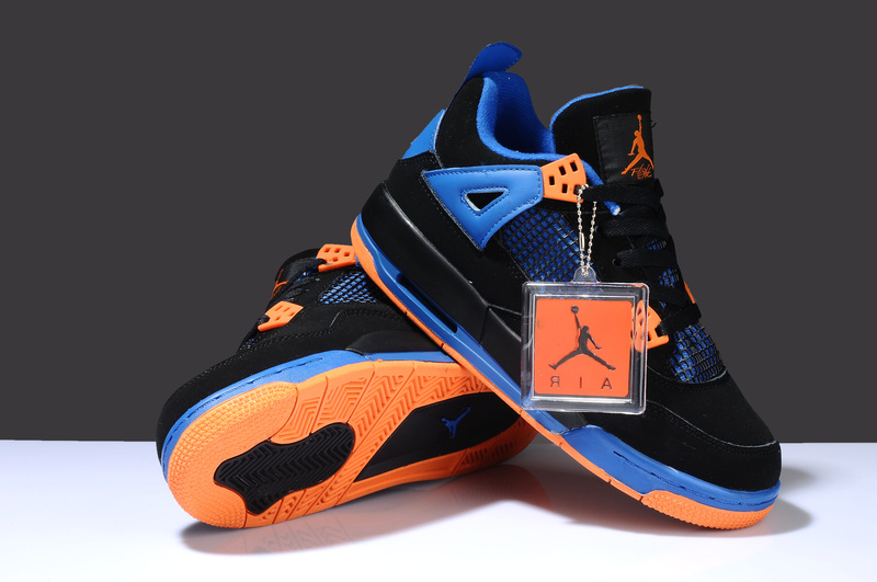 New Air Jordan 4 Thor Black Yellow Shoes