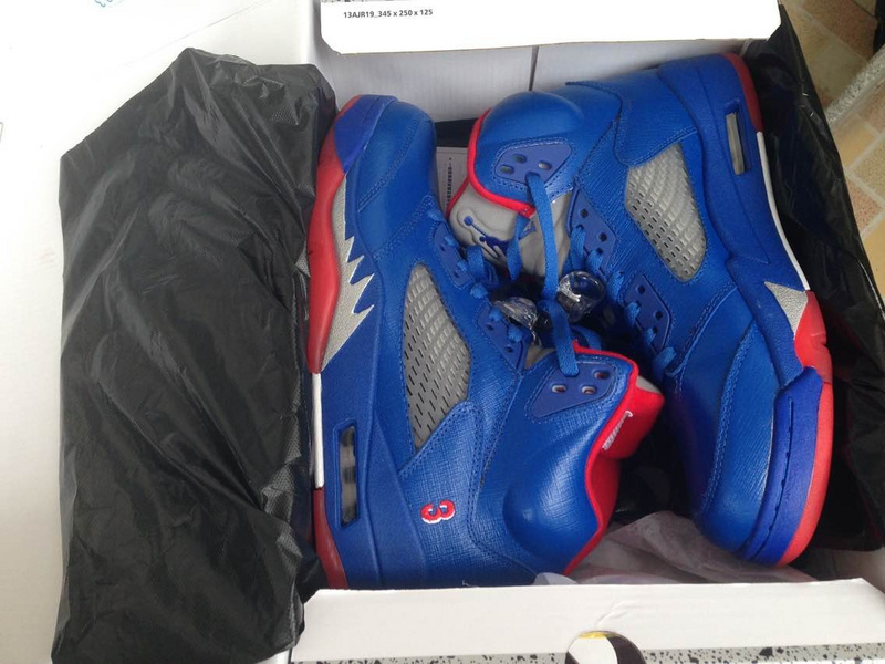 Air Jordan 5 CP3 Blue Red Shoes