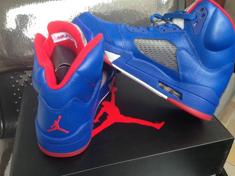 Air Jordan 5 CP3 Blue Red Shoes