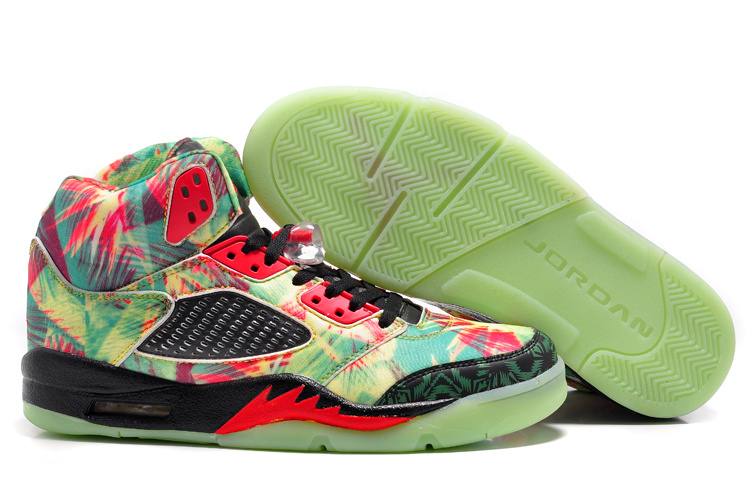 Air Jordan 5 Maple Leaf Midnight Shoes - Click Image to Close