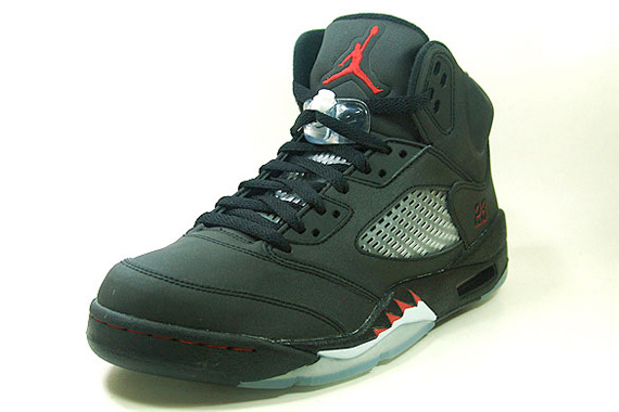 Jordan 5 Retro Raging Bull Pack Varsity Black Shoes