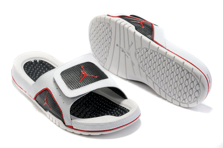 Air Jordan Hydro 5 Black Grey Red