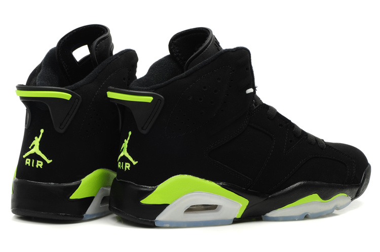 Jordan 6 Retro Black White Green - Click Image to Close