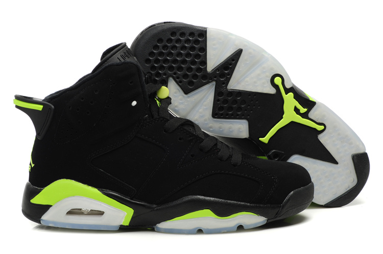 Jordan 6 Retro Black White Green