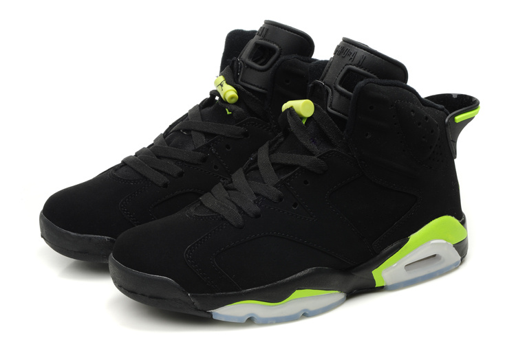 Jordan 6 Retro Black White Green - Click Image to Close