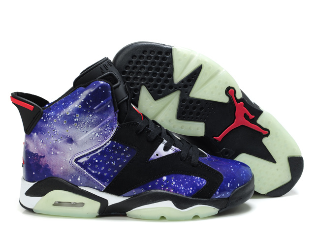 Air Jordan 6 Lunar Legend Edition Purple Black Shoes - Click Image to Close