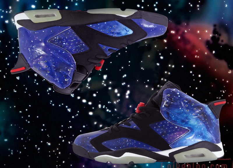 Air Jordan 6 Lunar Legend Edition Purple Black Shoes - Click Image to Close