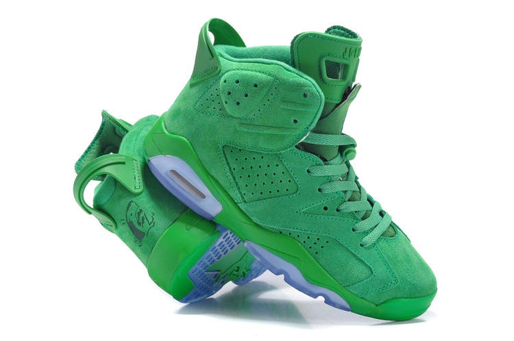 air jordan 6 green suede