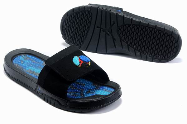 Air Jordan 8 Slipper Black Blue
