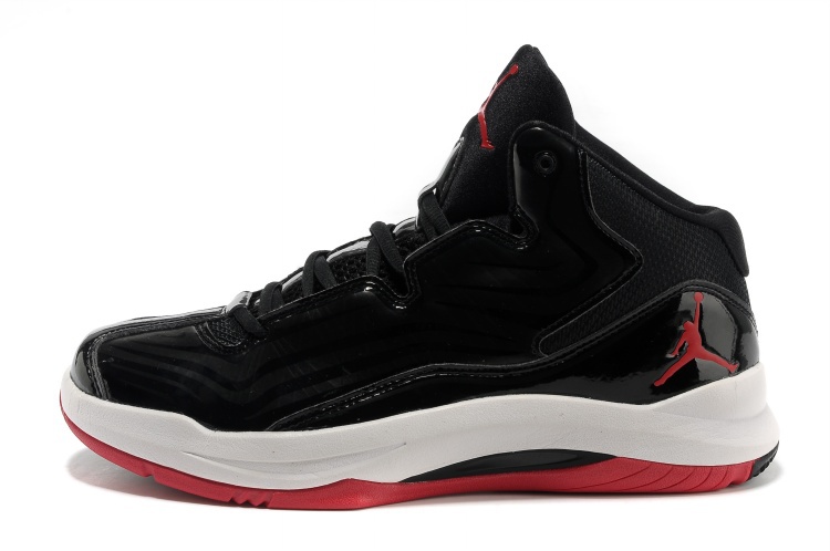 Air Jordan Aero Mania Black White Red Shoes