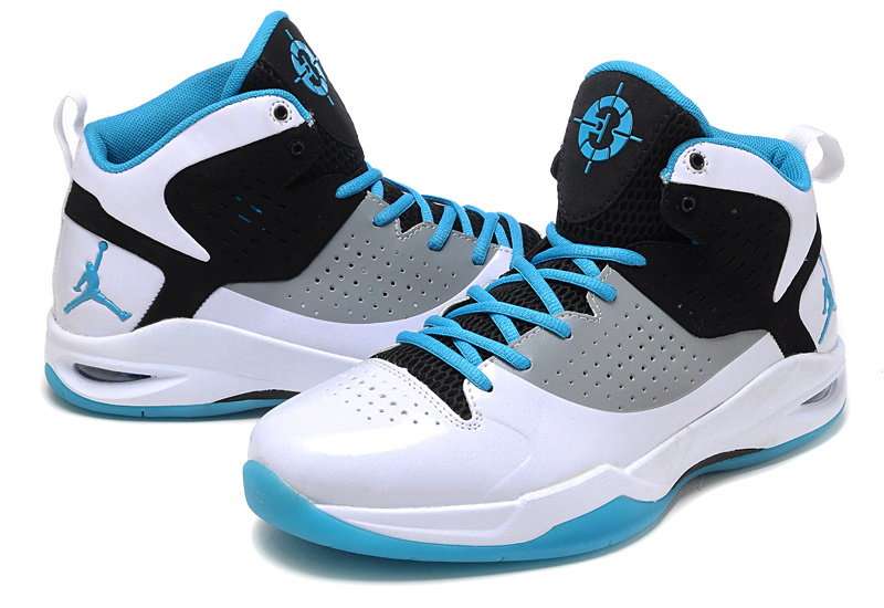 Classic Jordan Fly Wade Black White Blue