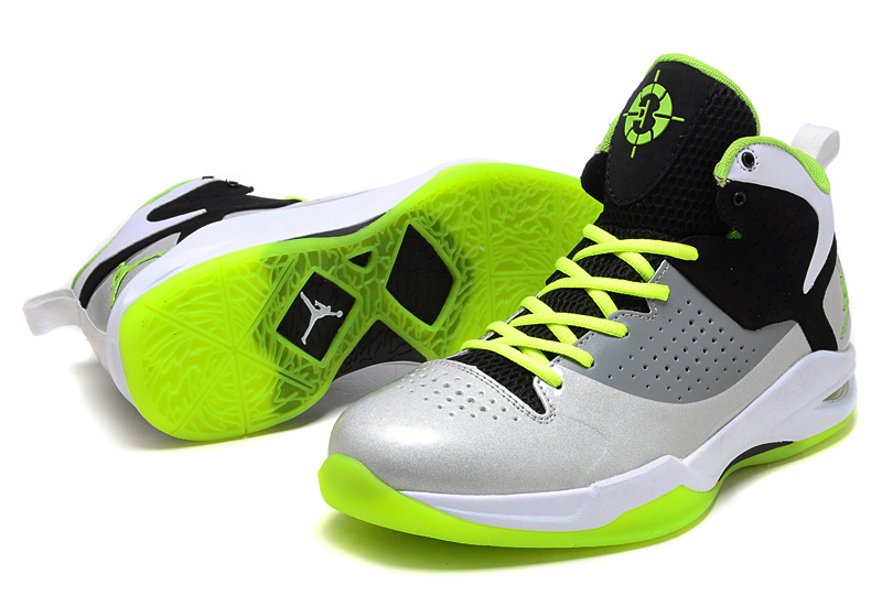 Classic Jordan Fly Wade Grey White Yellow