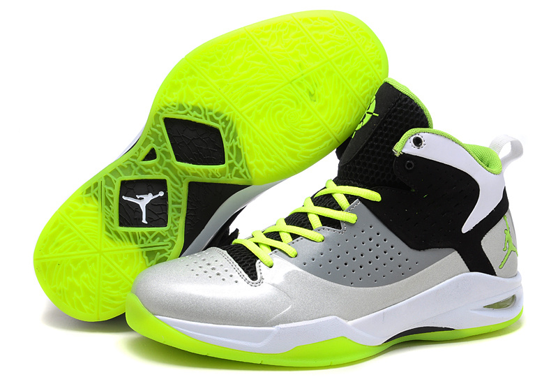 Classic Jordan Fly Wade Grey White Yellow - Click Image to Close