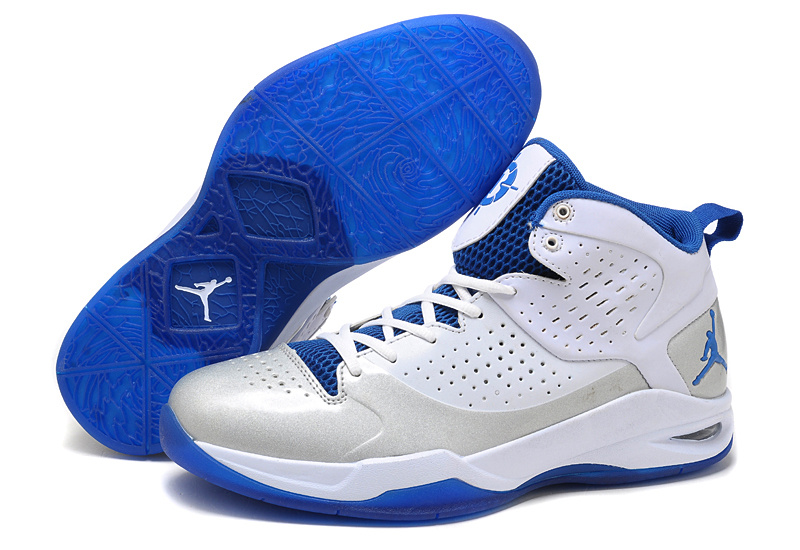 Classic Jordan Fly Wade White Grey Blue - Click Image to Close