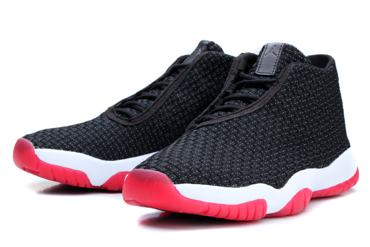 Air Jordan Future Black White Red Shoes - Click Image to Close