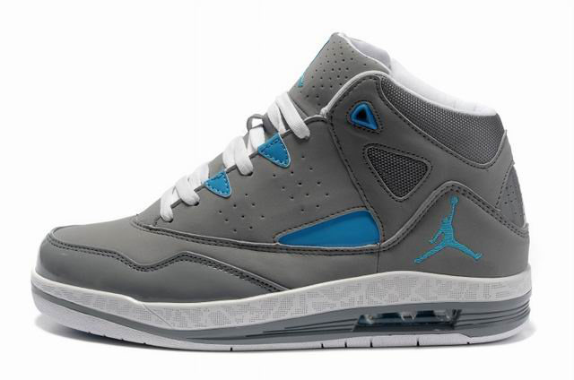 Cheap Jordan Jumpman H Series II Grey White Blue Shoes - Click Image to Close