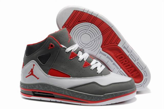 Cheap Jordan Jumpman H Series II Grey White Red Shoes