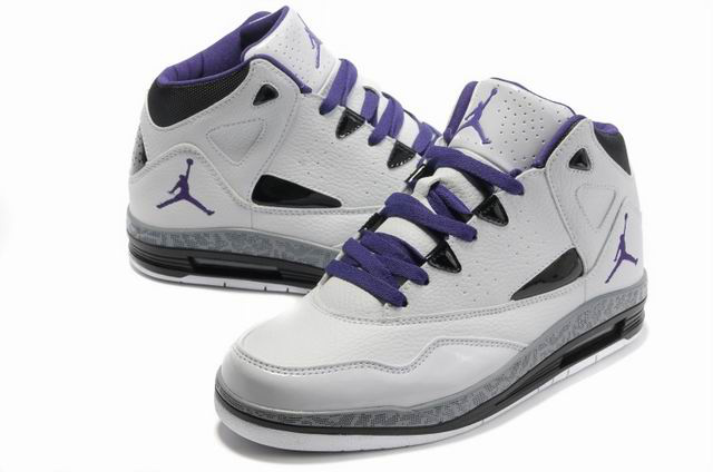 Cheap Jordan Jumpman H Series II White Purple Shoes - Click Image to Close