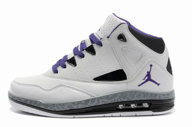 Cheap Jordan Jumpman H Series II White Purple Shoes