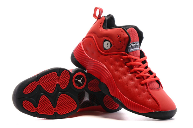 Air Jordan Jumpman Team II All Red Black Shoes