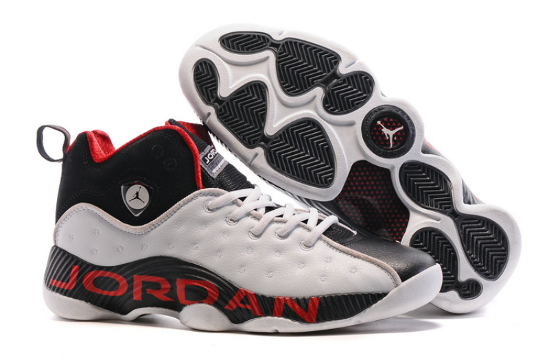 Air Jordan Jumpman Team II Black White Red Shoes