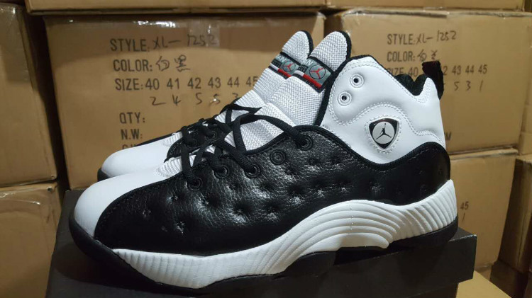 Air Jordan Jumpman Team II Black White Shoes