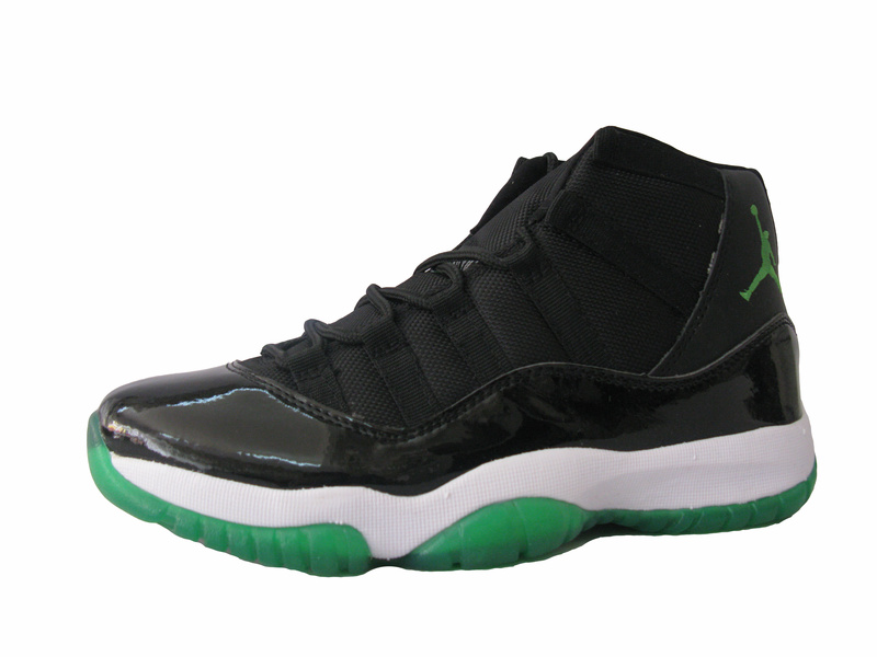 jordan 11 white and green