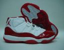 Jordan 11 Retro White Red - Click Image to Close