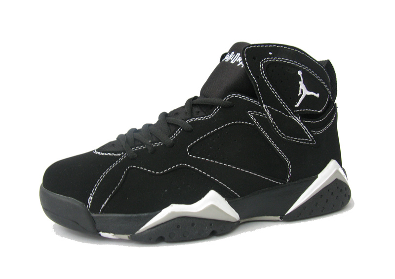 Jordan 7 Retro Black White Shoes