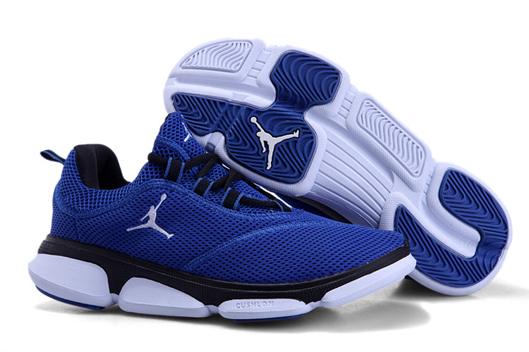 Air Jordan Running Shoes Blue White