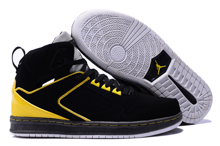 Air Jordan Sixty Club Black Yellow Shoes