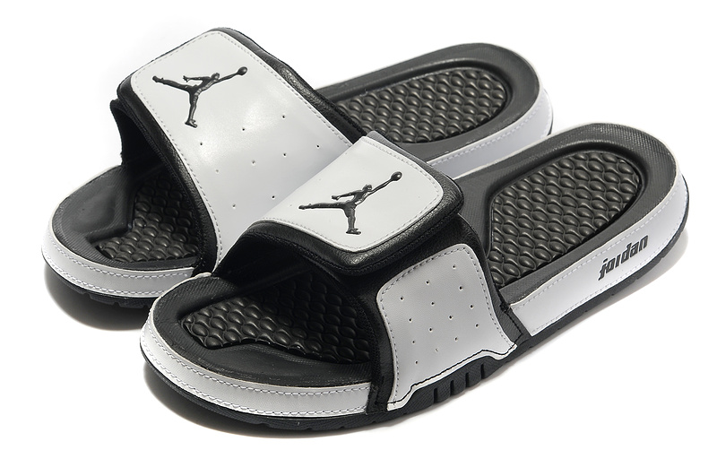 Air Jordan Slipper Grey Black