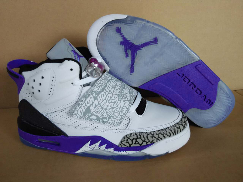 son of mars jordans purple