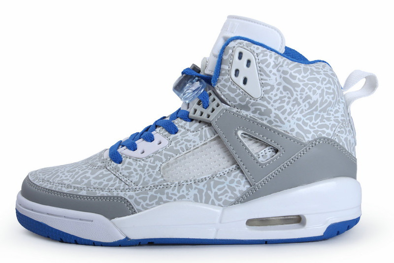 Air Jordan Spizike White Grey Blue Shoes