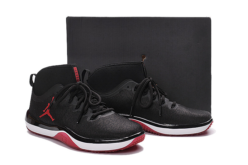 Air Jordan Training Shoes 1 Low Black Red White