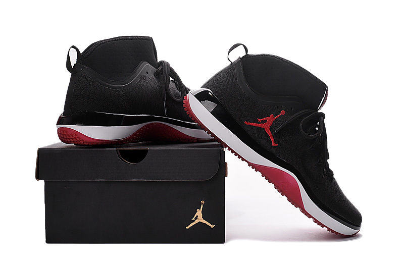 Air Jordan Training Shoes 1 Low Black Red White - Click Image to Close