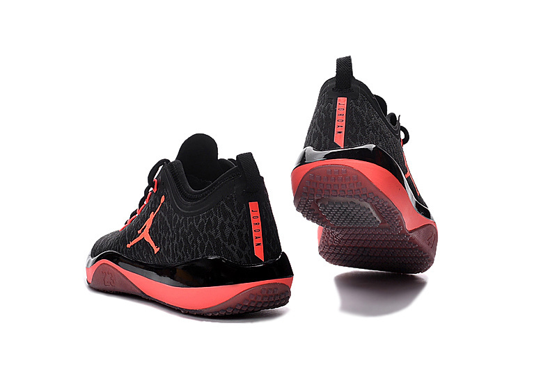 Air Jordan Training Shoes 1 Low Black Red - Click Image to Close