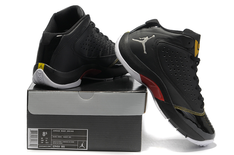 Classic Jordan Wade 2 Black Yellow Shoes - Click Image to Close