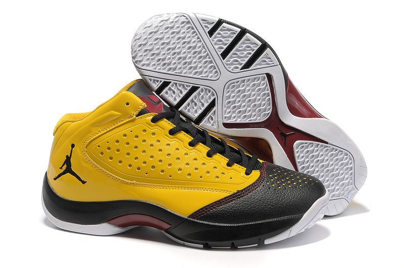 Classic Jordan Wade 2 Black Yellow White Shoes - Click Image to Close