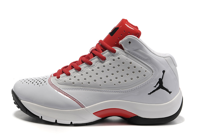 Classic Jordan Wade 2 Grey White Red Shoes - Click Image to Close