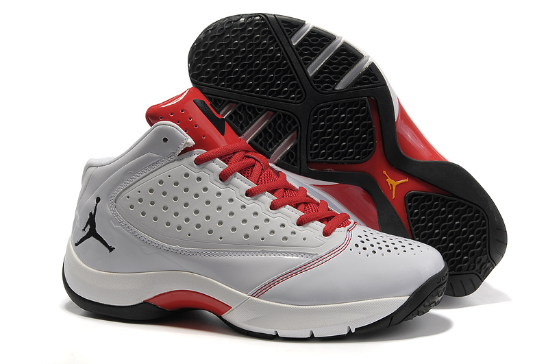 Classic Jordan Wade 2 Grey White Red Shoes - Click Image to Close