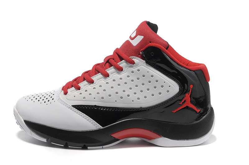 Classic Jordan Wade 2 White Black Red Shoes - Click Image to Close