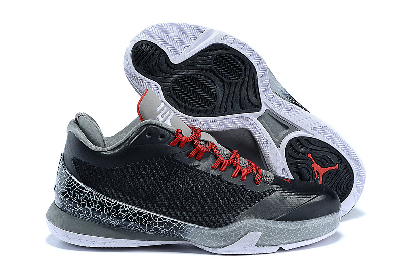 Black Grey Red Jordan Flight Original 2 Shoes