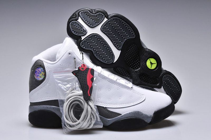 New Arrival Jordan 13 Oreo Edition White Black Shoes