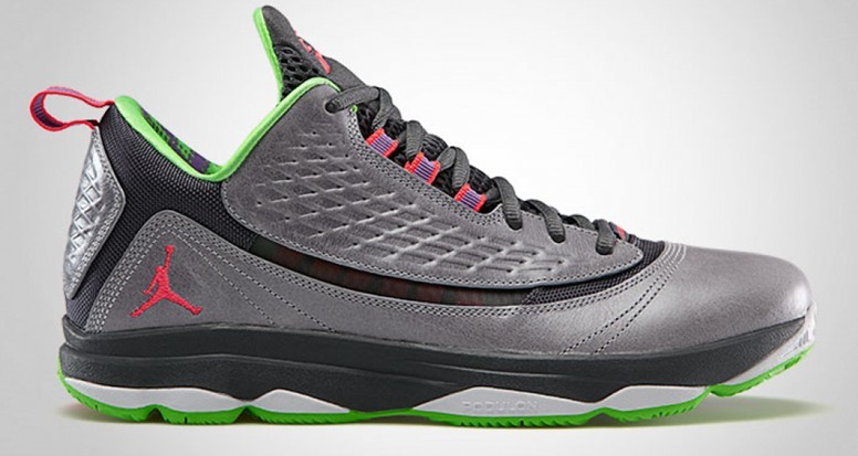 Jordan CP3 2 Grey White Green Shoes - Click Image to Close