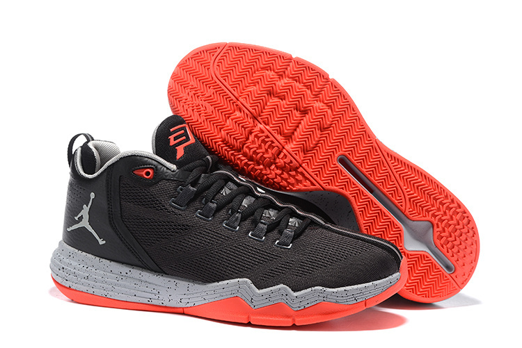 Jordan CP3 IX AE Black Reddish Orange Shoes