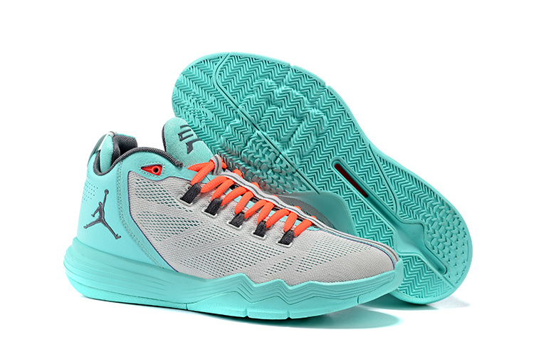 Jordan CP3 IX AE Grey Jade Shoes - Click Image to Close